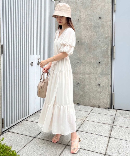 カシュクールワンピース（ワンピース）｜one after another NICE CLAUP