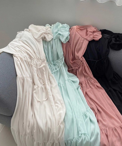 カシュクールワンピース（ワンピース）｜one after another NICE CLAUP