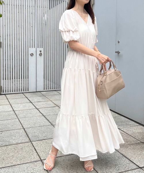 カシュクールワンピース（ワンピース）｜one after another NICE CLAUP