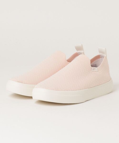 Reebok(リーボック)の「オンルクス スリッポン / ONLUX SLIP ON(スリッポン・レディース・ベビーピンク/ブラック・24.0cm/25.5cm/25.0cm/26.0cm/23.0cm/23.5cm/22.0cm/22.5cm/24.5cm)」の1枚目の写真