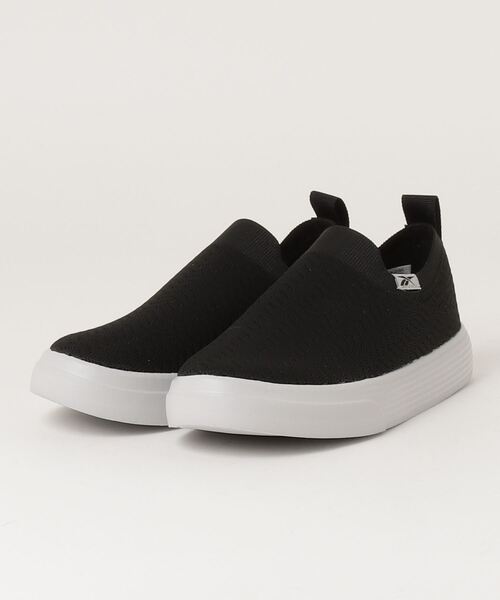 Reebok(リーボック)の「オンルクス スリッポン / ONLUX SLIP ON(スリッポン・レディース・ベビーピンク/ブラック・24.0cm/25.5cm/25.0cm/26.0cm/23.0cm/23.5cm/22.0cm/22.5cm/24.5cm)」の2枚目の写真