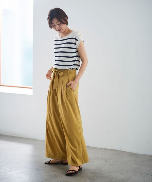 le.coeur blanc（ルクールブラン）の「ショルダーボタンフレンチニット（ニット/セーター・レディース・ブラック/グリーン/ホワイト系その他・38）」の10枚目の写真