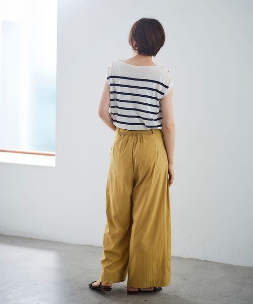 le.coeur blanc（ルクールブラン）の「ショルダーボタンフレンチニット（ニット/セーター・レディース・ブラック/グリーン/ホワイト系その他・38）」の11枚目の写真