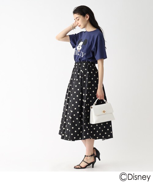 GOOD ROCK SPEED(グッドロックスピード)の「◆【GOOD ROCK SPEED/グット ロック スピード別注】ミッキーマウス/Tシャツ(Tシャツ/カットソー・レディース・ネイビー/ワインレッド/ホワイト系・99)」の11枚目の写真