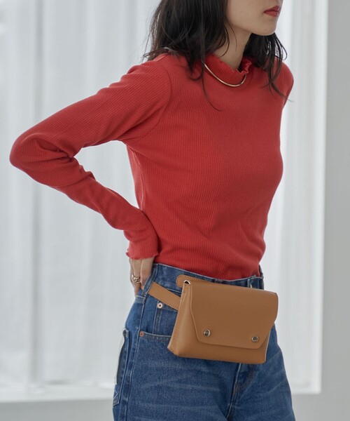 coen（コーエン）の「2WAYベルトバッグ（ボディバッグ/ウエストポーチ・レディース・ブラック/ブラウン・FREE）」の3枚目の写真