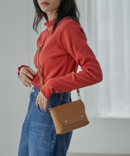 coen（コーエン）の「2WAYベルトバッグ（ボディバッグ/ウエストポーチ・レディース・ブラック/ブラウン・FREE）」の8枚目の写真