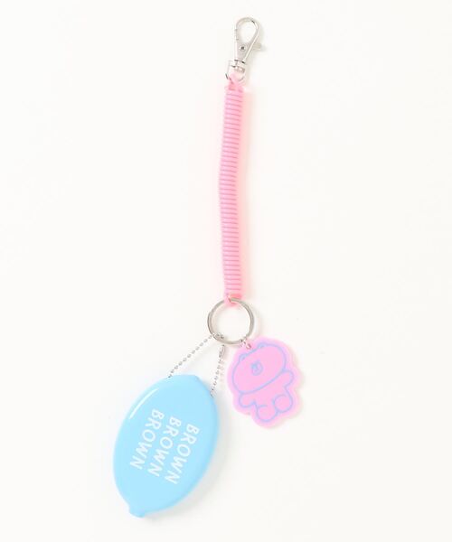 ACCOMMODE(アコモデ)の「【So Good! LINE FRIENDS 】LINEブラウン ラバーコインチャーム(コインケース・レディース・ピンク/グリーン/パープル・FREE)」の8枚目の写真