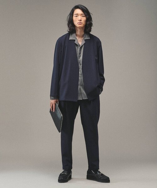 tk.TAKEO KIKUCHI（ティーケータケオキクチ）の「レザー調ジップクラッチバッグ（クラッチバッグ・メンズ・ブラック/ネイビー/ブラック系5/ダークグレー・00）」の13枚目の写真