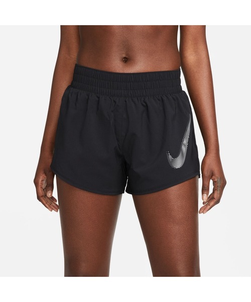 NIKE（ナイキ）の「ナイキ NIKE ナイキ ウィメンズ ワン DF スウッシュ ハイブリッド ショート（その他パンツ・レディース・ブラック・M/S/L）」の2枚目の写真
