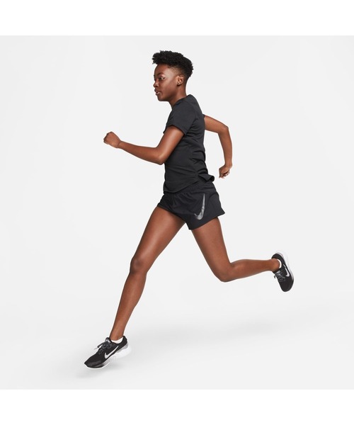 NIKE（ナイキ）の「ナイキ NIKE ナイキ ウィメンズ ワン DF スウッシュ ハイブリッド ショート（その他パンツ・レディース・ブラック・M/S/L）」の5枚目の写真