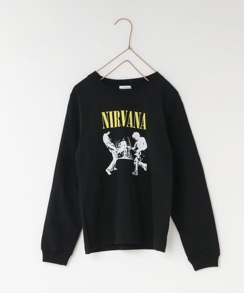 LOWRYS FARM（ローリーズファーム）の「ＮＩＲＶＡＮＡロンＴ　970464（Tシャツ/カットソー・キッズ・ホワイト/チャコールグレー/ダークグレー・110cm/130cm/150cm）」の14枚目の写真