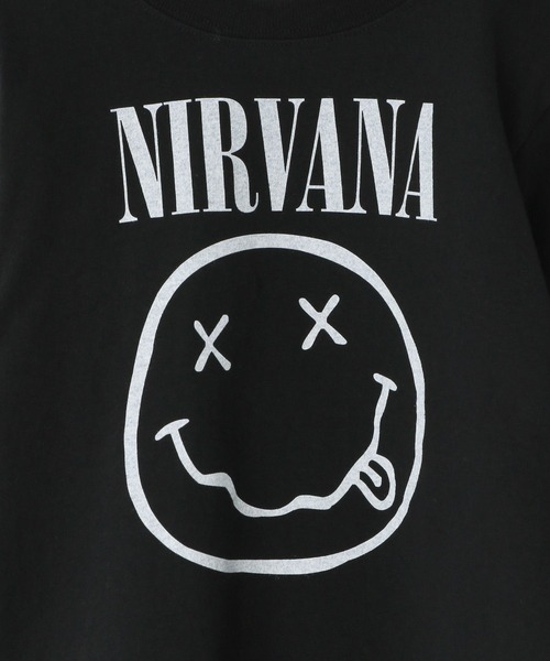 LOWRYS FARM（ローリーズファーム）の「ＮＩＲＶＡＮＡロンＴ　970464（Tシャツ/カットソー・キッズ・ホワイト/チャコールグレー/ダークグレー・110cm/130cm/150cm）」の7枚目の写真