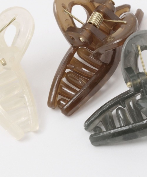 FOREVER 21（フォーエバー トゥエンティーワン）の「マーブルヘアクリップ2（バレッタ/ヘアクリップ・レディース・ブラック/ブラウン/オフホワイト/カーキ・FREE）」の7枚目の写真