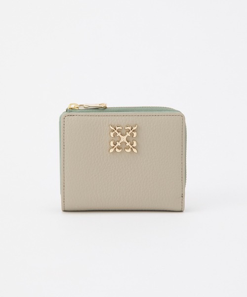 soeru》モノグラムプレート ハーフフォレット(SO-376)（財布）｜russet