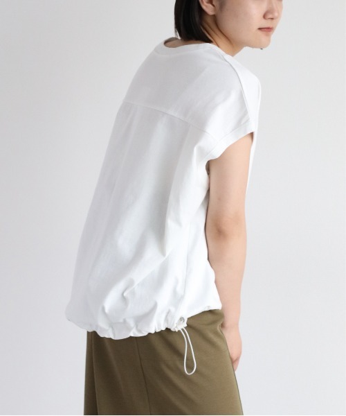 cepo(セポ)の「ドロストバルーンTee(Tシャツ/カットソー・レディース・ブラック/グレー/オフホワイト/オレンジ・M)」の9枚目の写真