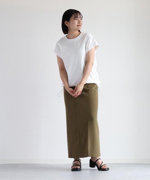 cepo(セポ)の「ドロストバルーンTee(Tシャツ/カットソー・レディース・ブラック/グレー/オフホワイト/オレンジ・M)」の13枚目の写真