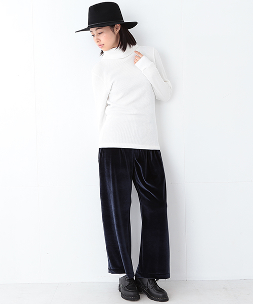 BEAMS BOY（ビームスボーイ）の「BEAMS BOY / ムジ サーマル タートル（Tシャツ/カットソー・レディース・グレー/ネイビー/ホワイト・ONE SIZE）」の16枚目の写真