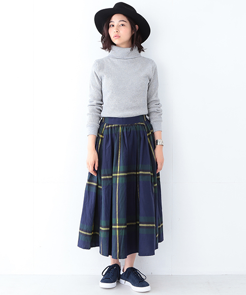 BEAMS BOY（ビームスボーイ）の「BEAMS BOY / ムジ サーマル タートル（Tシャツ/カットソー・レディース・グレー/ネイビー/ホワイト・ONE SIZE）」の17枚目の写真