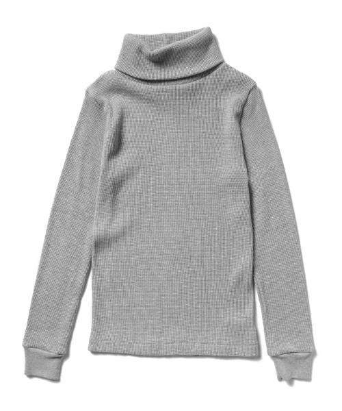 BEAMS BOY（ビームスボーイ）の「BEAMS BOY / ムジ サーマル タートル（Tシャツ/カットソー・レディース・グレー/ネイビー/ホワイト・ONE SIZE）」の4枚目の写真