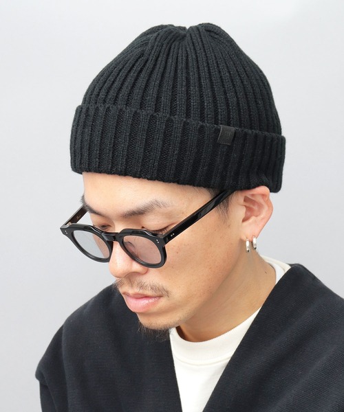 ReqHatter（レックハッター）の「リブニット 裏ボア ワッチ（ニットキャップ/ビーニー・メンズ・ブラック/ベージュ/グレー/カーキ・FREE）」の13枚目の写真