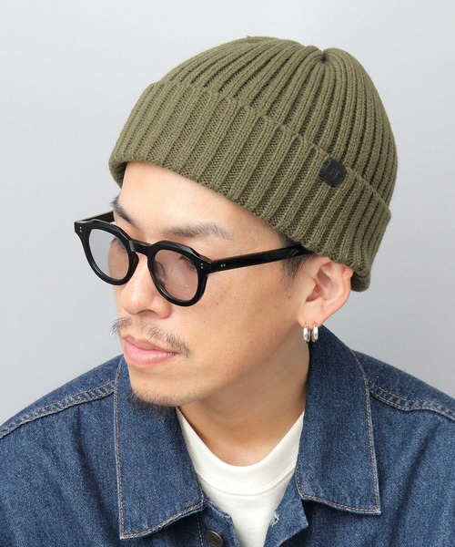 ReqHatter（レックハッター）の「リブニット 裏ボア ワッチ（ニットキャップ/ビーニー・メンズ・ブラック/ベージュ/グレー/カーキ・FREE）」の16枚目の写真