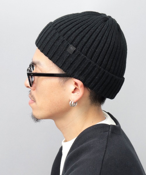 ReqHatter（レックハッター）の「リブニット 裏ボア ワッチ（ニットキャップ/ビーニー・メンズ・ブラック/ベージュ/グレー/カーキ・FREE）」の18枚目の写真
