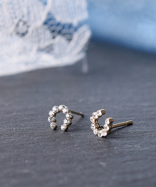 itam（アイタム）の「【itam】アイタム/ ホースシューピアス（ピアス（両耳用）・レディース・シルバー/ゴールド/ピンクゴールド・FREE）」の3枚目の写真