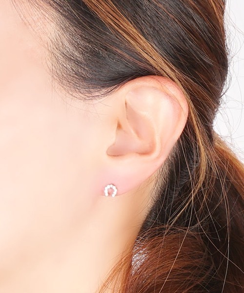 itam（アイタム）の「【itam】アイタム/ ホースシューピアス（ピアス（両耳用）・レディース・シルバー/ゴールド/ピンクゴールド・FREE）」の12枚目の写真