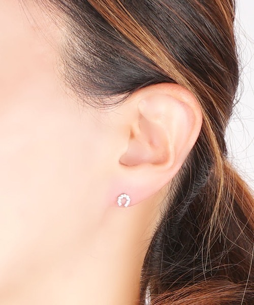 itam（アイタム）の「【itam】アイタム/ ホースシューピアス（ピアス（両耳用）・レディース・シルバー/ゴールド/ピンクゴールド・FREE）」の8枚目の写真