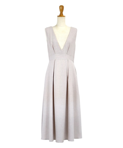 BLUEEAST(ブルーイースト)の「コットン&ツイードフレアジャンスカ(ジャンパースカート・レディース・ベージュ/ブラック/ブラックミックス/オフホワイト/ベージュ系/ネイビー系・MEDIUM)」の17枚目の写真