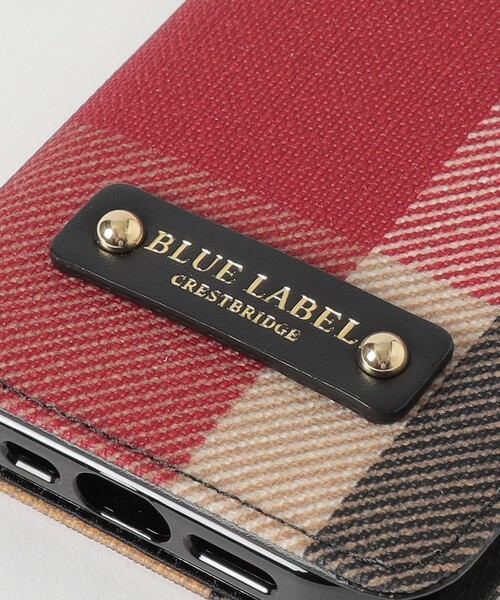 BLUE LABEL CRESTBRIDGE（ブルーレーベルクレストブリッジ）の「≪iPhone14対応≫クレストブリッジチェックPVCケース（スマホケース/カバー・レディース・ベージュ系その他/パープル系その他7/レッド・FREE）」の6枚目の写真