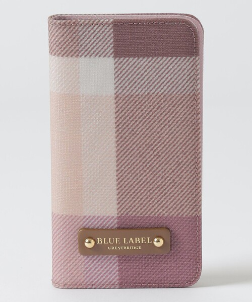 BLUE LABEL CRESTBRIDGE（ブルーレーベルクレストブリッジ）の「≪iPhone14対応≫クレストブリッジチェックPVCケース（スマホケース/カバー・レディース・ベージュ系その他/パープル系その他7/レッド・FREE）」の7枚目の写真