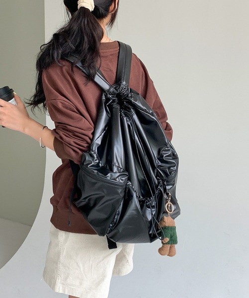 新品タグ付きthe barnnet ザバーネットベロアリュック The Barnnet ザ