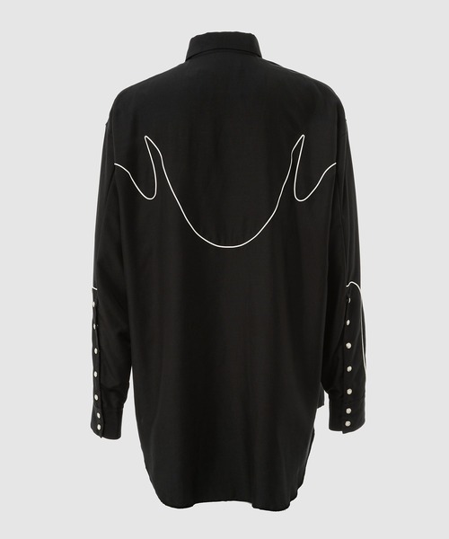 DAIRIKU(ダイリク)の「"J.Fox" Western Over Shirt(シャツ/ブラウス・メンズ・ブラック/アイボリー・L/M)」の9枚目の写真