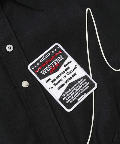DAIRIKU(ダイリク)の「"J.Fox" Western Over Shirt(シャツ/ブラウス・メンズ・ブラック/アイボリー・L/M)」の4枚目の写真