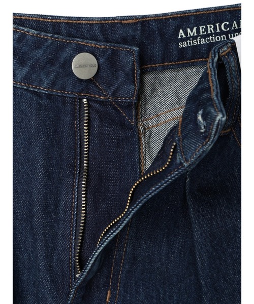 AMERICAN HOLIC(アメリカンホリック)の「フロントタックワイドデニム(デニムパンツ・レディース・ワンウォッシュ/ベージュ・L/M/S/XS)」の17枚目の写真