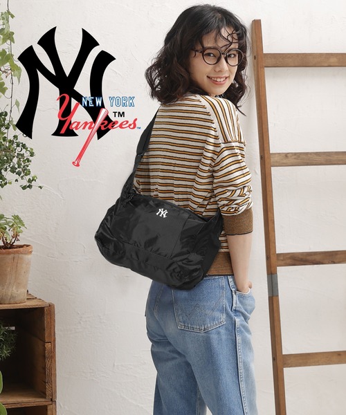 MLB(メジャーリーグベースボール)の「MLB ショルダーバッグ26(ショルダーバッグ・レディース・ブルー/ブラック/ブラック系その他/ブラウン/ブラック系その他2・FREE)」の1枚目の写真