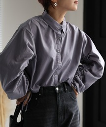 長袖シャーリングシャツ