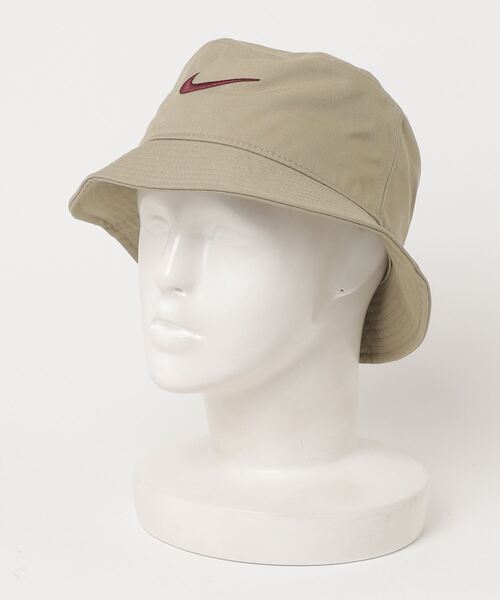 NIKE(ナイキ)の「NIKE U NK APEX BUCKET SQ SWSH L / ナイキ アペックス SQ スウッシュ バケット ハット L 【SP】(ハット・メンズ・オリーブ/ブラック・S)」の2枚目の写真