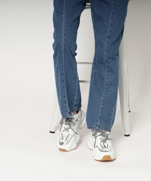 cs T&P(シーエスティーアンドピー)の「厚底ダッドスニーカー(スニーカー・レディース・ブラック/ホワイト・M/L/LL/S)」の16枚目の写真