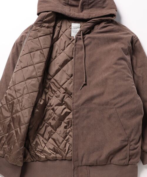 BACK NUMBER（バックナンバー）の「【BACK NUMBER】コーデュロイフードアウター（その他アウター・レディース・ベージュ/オフホワイト・M/L）」の4枚目の写真