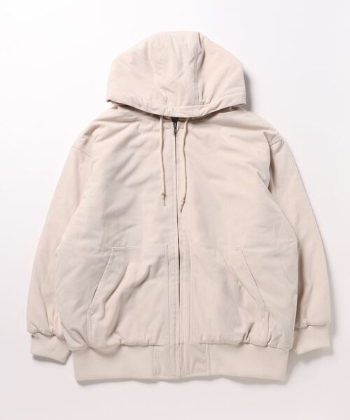 BACK NUMBER（バックナンバー）の「【BACK NUMBER】コーデュロイフードアウター（その他アウター・レディース・ベージュ/オフホワイト・M/L）」の14枚目の写真
