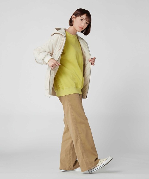 BACK NUMBER（バックナンバー）の「【BACK NUMBER】コーデュロイフードアウター（その他アウター・レディース・ベージュ/オフホワイト・M/L）」の6枚目の写真