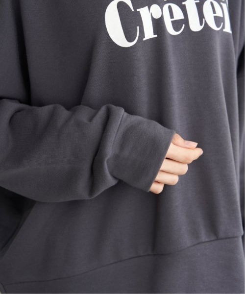 LBC（エルビーシー）の「裏毛ゆるプルオーバー（スウェット・レディース・オフホワイト/チャコールグレー/パープル・M）」の16枚目の写真