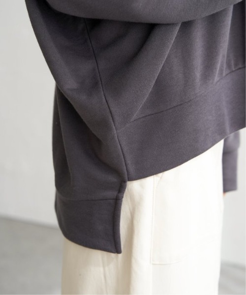 LBC（エルビーシー）の「裏毛ゆるプルオーバー（スウェット・レディース・オフホワイト/チャコールグレー/パープル・M）」の17枚目の写真