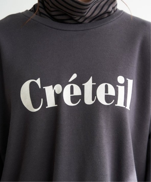 LBC（エルビーシー）の「裏毛ゆるプルオーバー（スウェット・レディース・オフホワイト/チャコールグレー/パープル・M）」の20枚目の写真