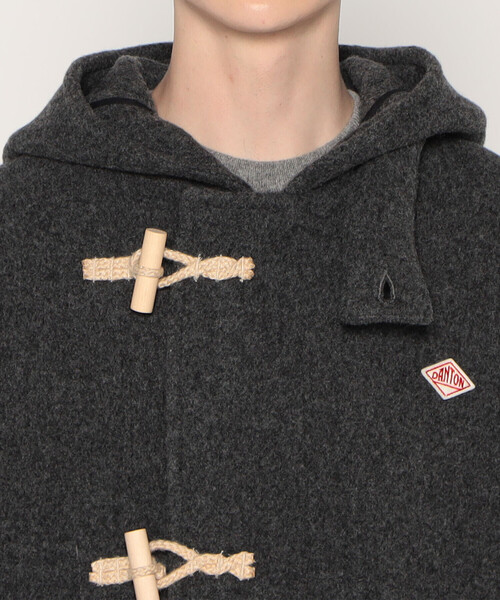 DANTON(ダントン)の「MEN'S WOOL LIGHT PILE DUFFEL COAT(ダッフルコート・メンズ・ネイビー/グレー/ダークグリーン/ベージュ系その他/マスタード・42/38/40/44)」の9枚目の写真