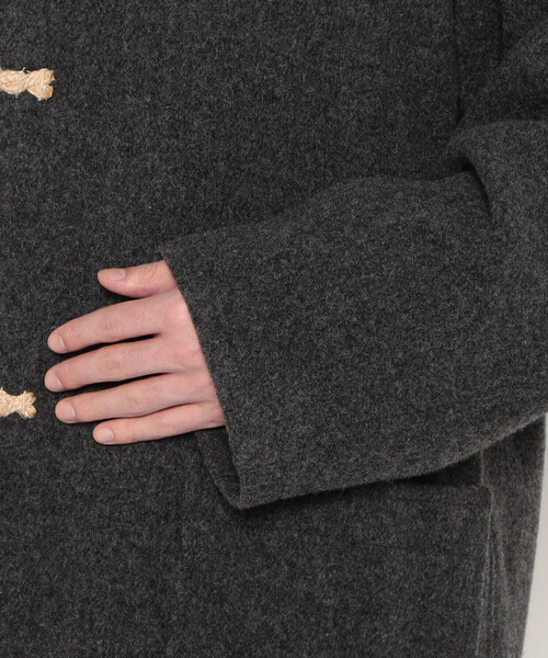 DANTON(ダントン)の「MEN'S WOOL LIGHT PILE DUFFEL COAT(ダッフルコート・メンズ・ネイビー/グレー/ダークグリーン/ベージュ系その他/マスタード・42/38/40/44)」の17枚目の写真
