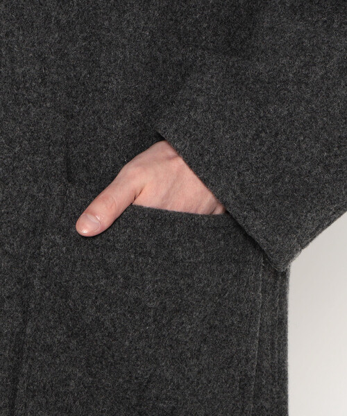 DANTON(ダントン)の「MEN'S WOOL LIGHT PILE DUFFEL COAT(ダッフルコート・メンズ・ネイビー/グレー/ダークグリーン/ベージュ系その他/マスタード・42/38/40/44)」の18枚目の写真