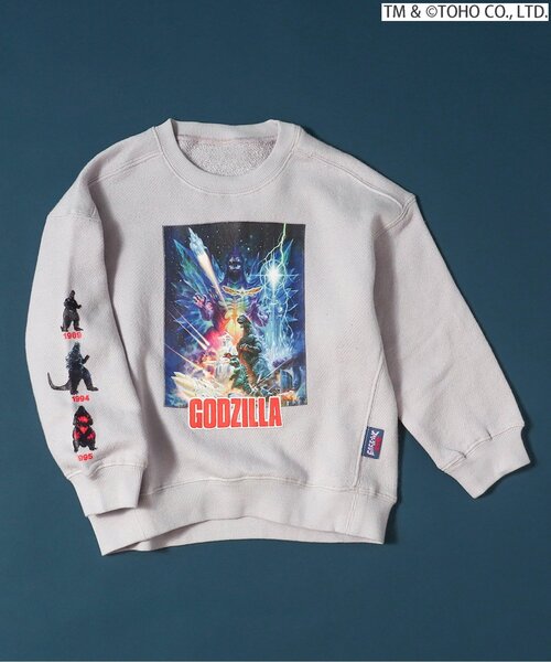 ゴジラ　GODZILLA 長袖　トレーナー　裏起毛　３点セット BREEZE キッズ トレーナー ゴジラ 綿100 男の子 スウェット 子供